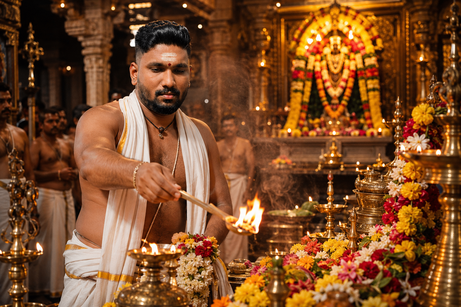 ശ്രീ അനൂപ് — പ്രധാന പൂജാരി