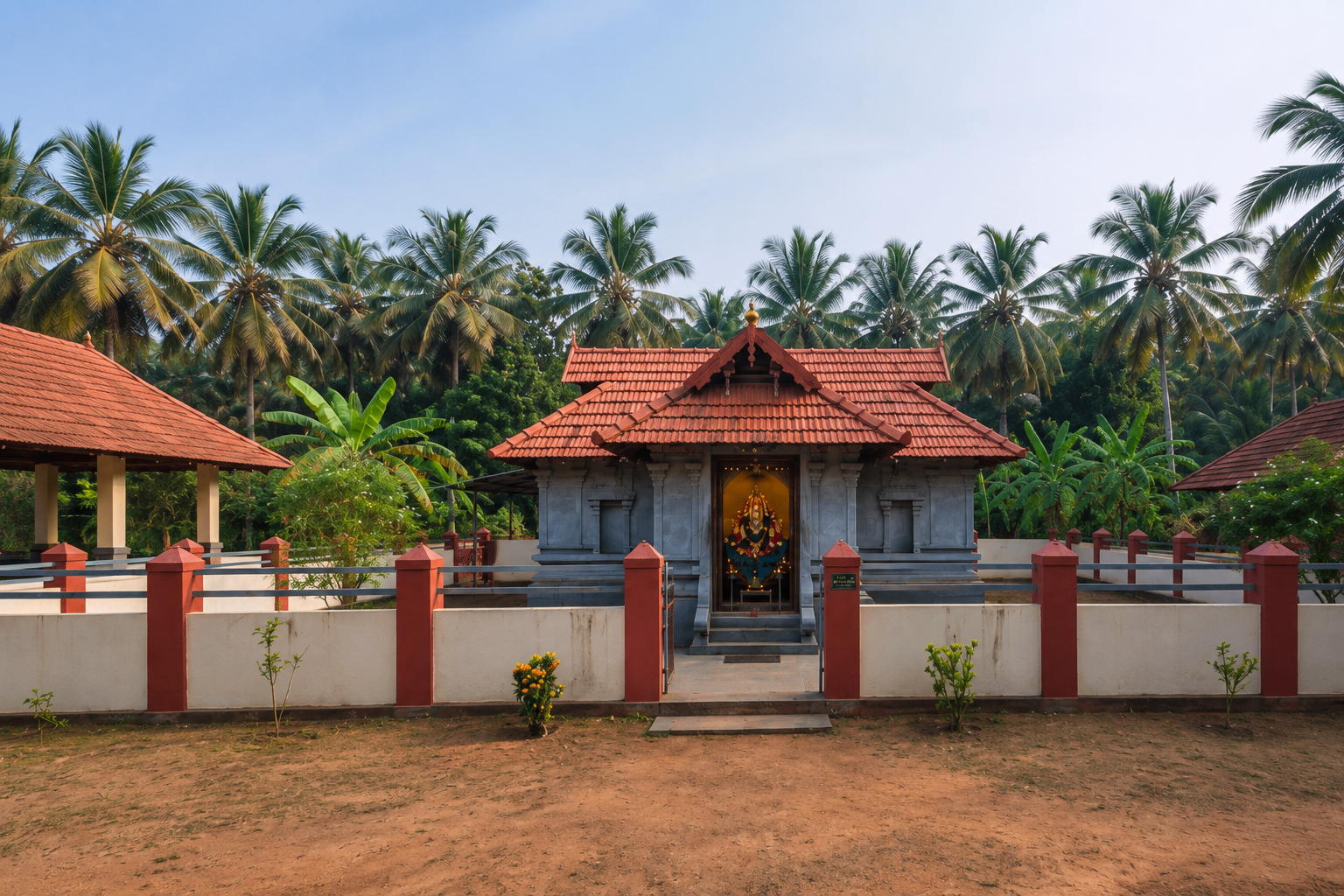 താഴത്തെൽ പടി ക്ഷേത്ര ശ്രീകോവിൽ